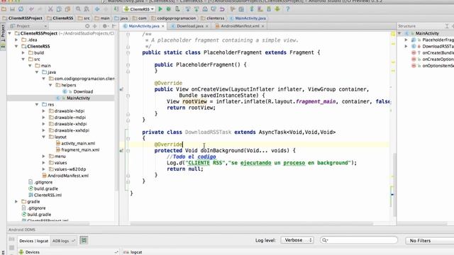 Android   - tareas asincronas "AsyncTask"