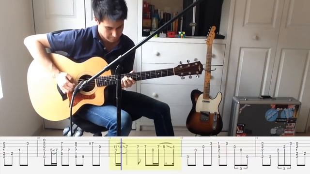 Mateus Asato - Yesterday (with TABS) - by Riff_Hero