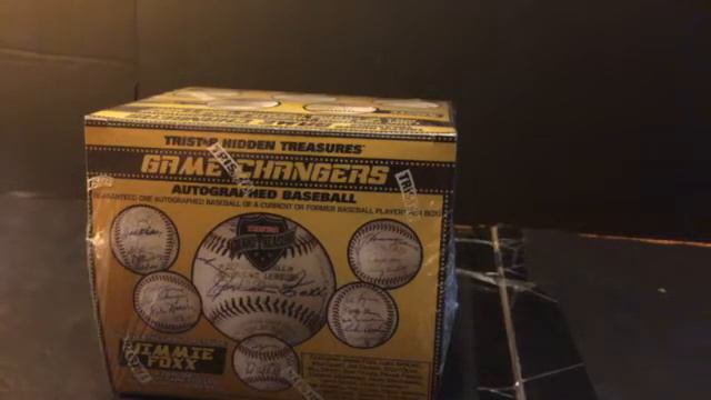 tristar game changers autographed baseball box break #387