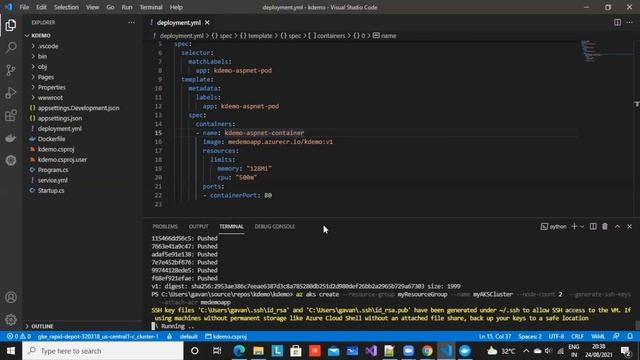 Deploy ASP.NET Core apps to Azure Kubernetes