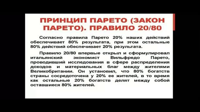 правило 80/20