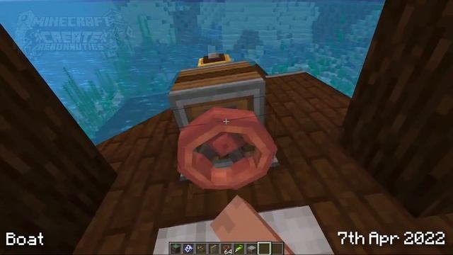 Boat In Minecraft - Create Aeronautics Devlog