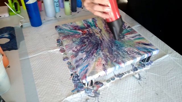 Dutch pour blowout ~ inspired by Gilly Kube ~ acrylic pour ~ Dutch pour #acrylicpouring #fluidart