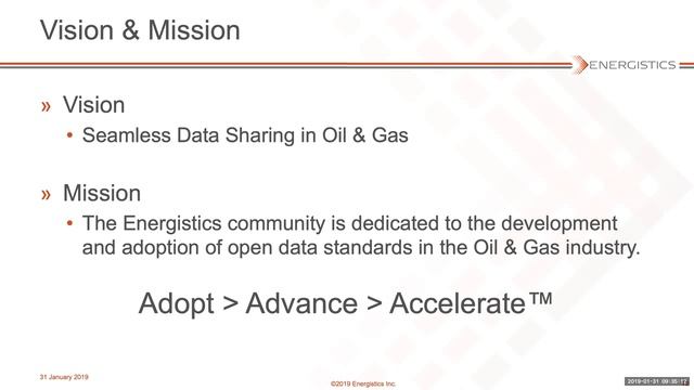 Energistics Webinar Jan 31 2019