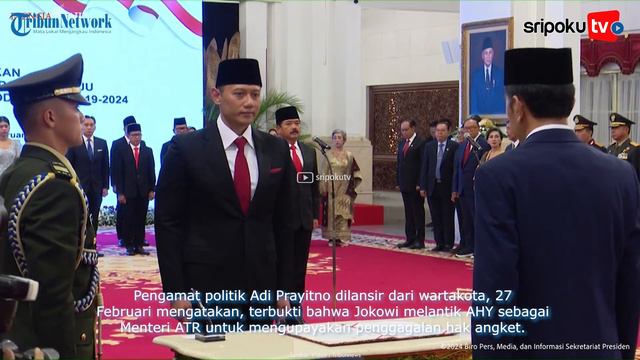 JOKOWI Jadikan AHY-AHOK Tameng Lawan Megawati dan PKS, Suara Parlemen Pecak Jelang Hak Angket
