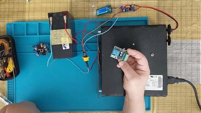 smps1000 та handmade зарядне на логіці за 4,5$: XH-M601 + XL4015 + digital ammeter/voltmeter