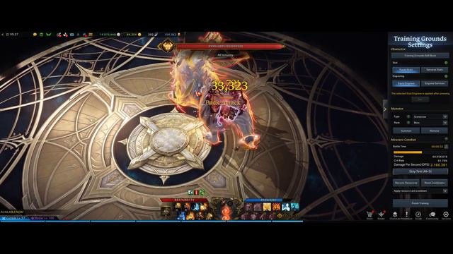 Lost Ark Striker Deathblow 1445 Test Dps (Skill Build And Tripod In Decription)