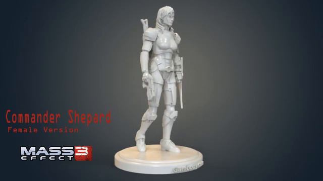Mass Effect Female Shepard 3D Model – Static | Gambody