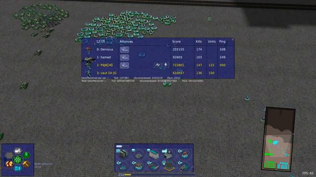 Напряженная игра против Денисиуса.