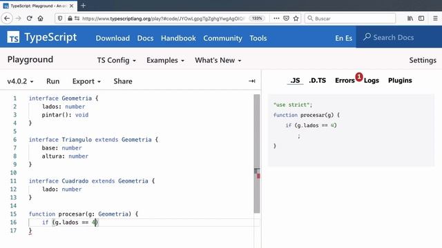 Casteos con as en TypeScript