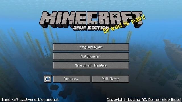 Whats New in Minecraft Java Edition 1.13 Pre-release 4?