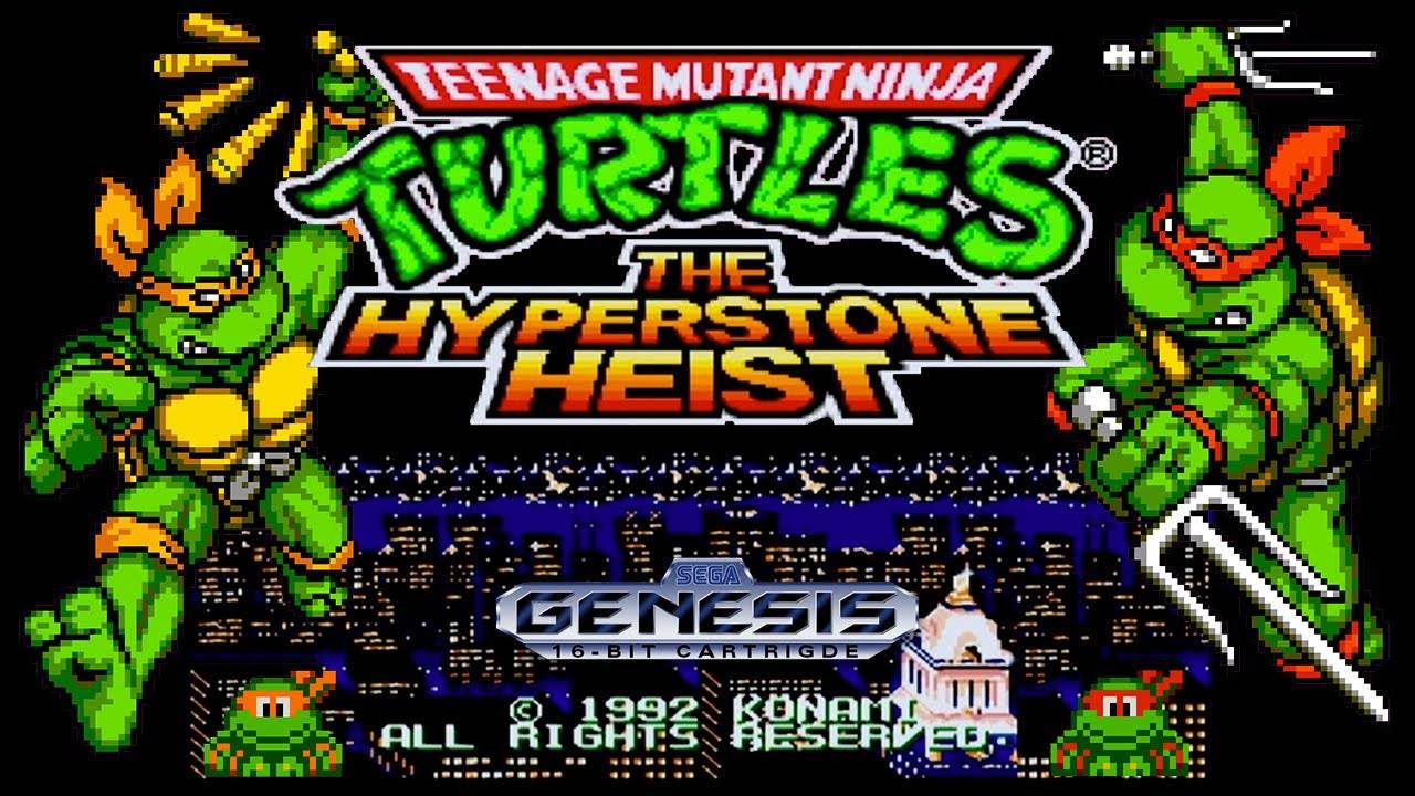 Teenage Mutant Ninja Turtles - The Hyperstone Heist (Sega Genesis) - Полное прохождение (LongPlay)