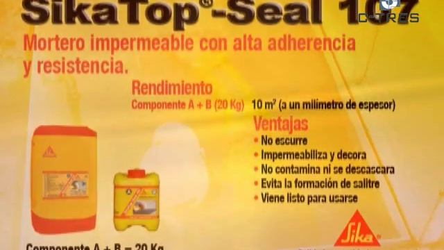 Ficha técnica - SikaTop - Seal 107 en Monterrey - Ctres
