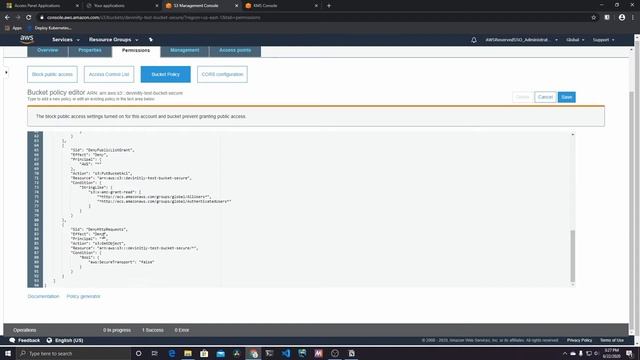 AWS Tutorial -  Secure S3 Buckets