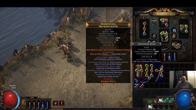 Casual play - Path Of Exile Shadow - Cyclone Build. Level 5 and counting.