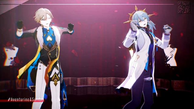 崩壊スターレイルHonkai: Star Rail MMD愛包ダンスホールアベンチュリン Aventurineサンデー Sunday