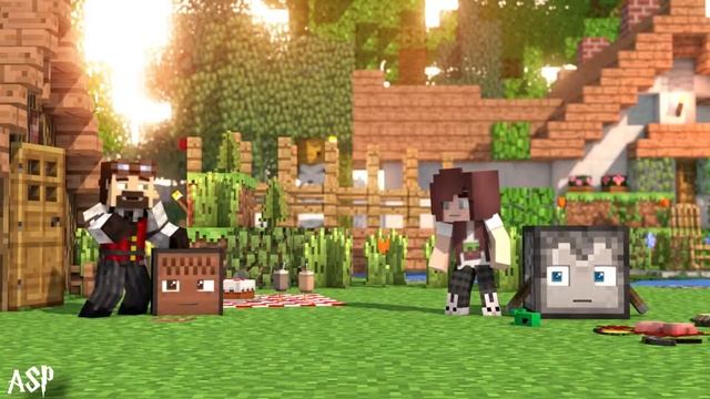Разговорные блоки: Выбрасыватель (Minecraft Animation)