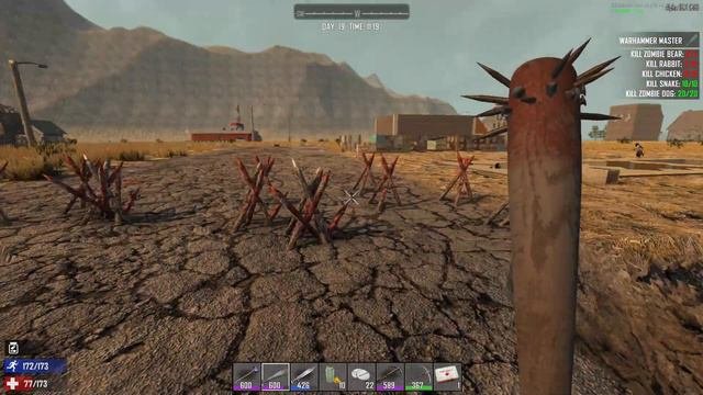 7 Days To Die Starvation Alpha 15 Insane Run►часть 073★Приручил корову★выживание прохождение