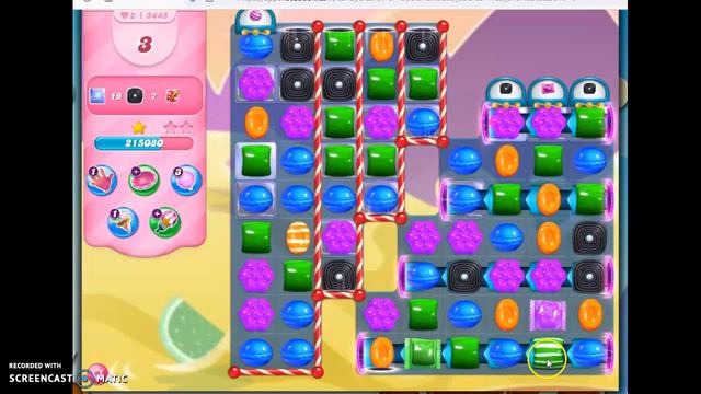 Candy Crush Saga Level 5445 3 Boosters