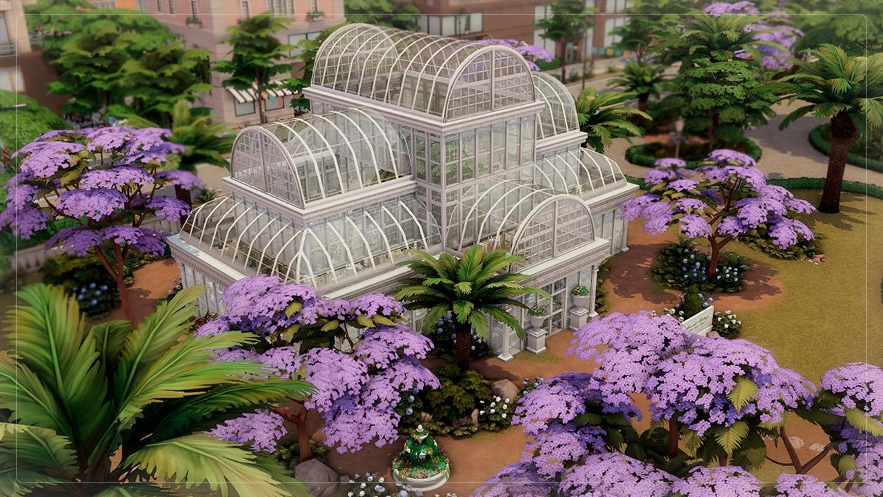 Ресторан Оранжерея 🌹 | Симс 4: Строительство | The Sims 4: SpeedBuild