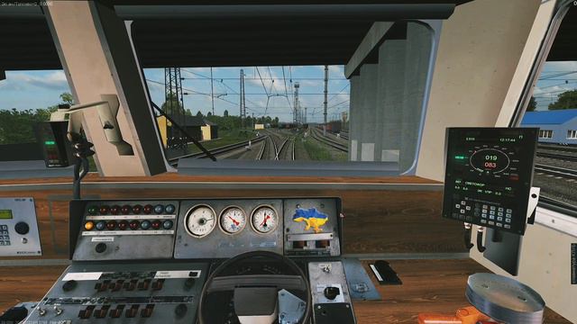 ZDSimulator. участок от с. Синельниково-1 до ст. Синельниково-2