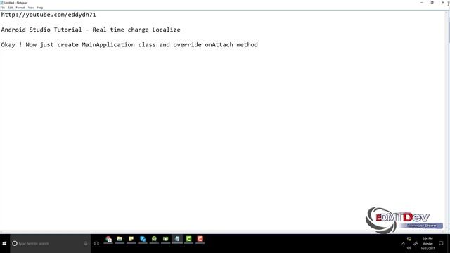 Android Studio Tutorial - How to change app language without changing phone language edmt dev