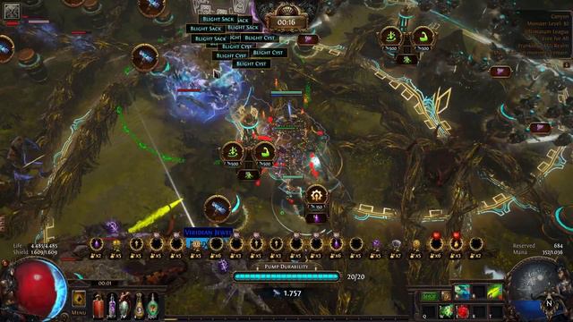 PoE - Guia para novatos - Witch Ocultista Death Aura - EP 13 - END GAME - Build Final [3.14]