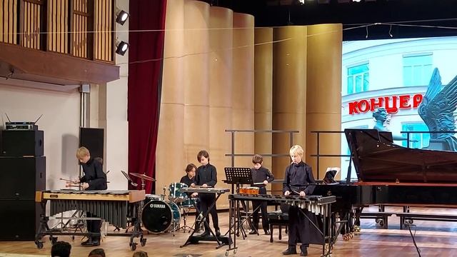 Ансамбль ударных инструментов ДМШ им. Алексеева. Д. Мийо Бразильера