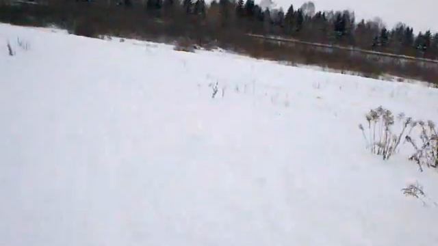 Спуск с малюсенькой горки