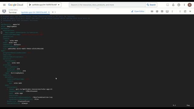 Scale Out and Update a Containerized Application on a Kubernetes Cluster1 hour5 Credits || GSP305