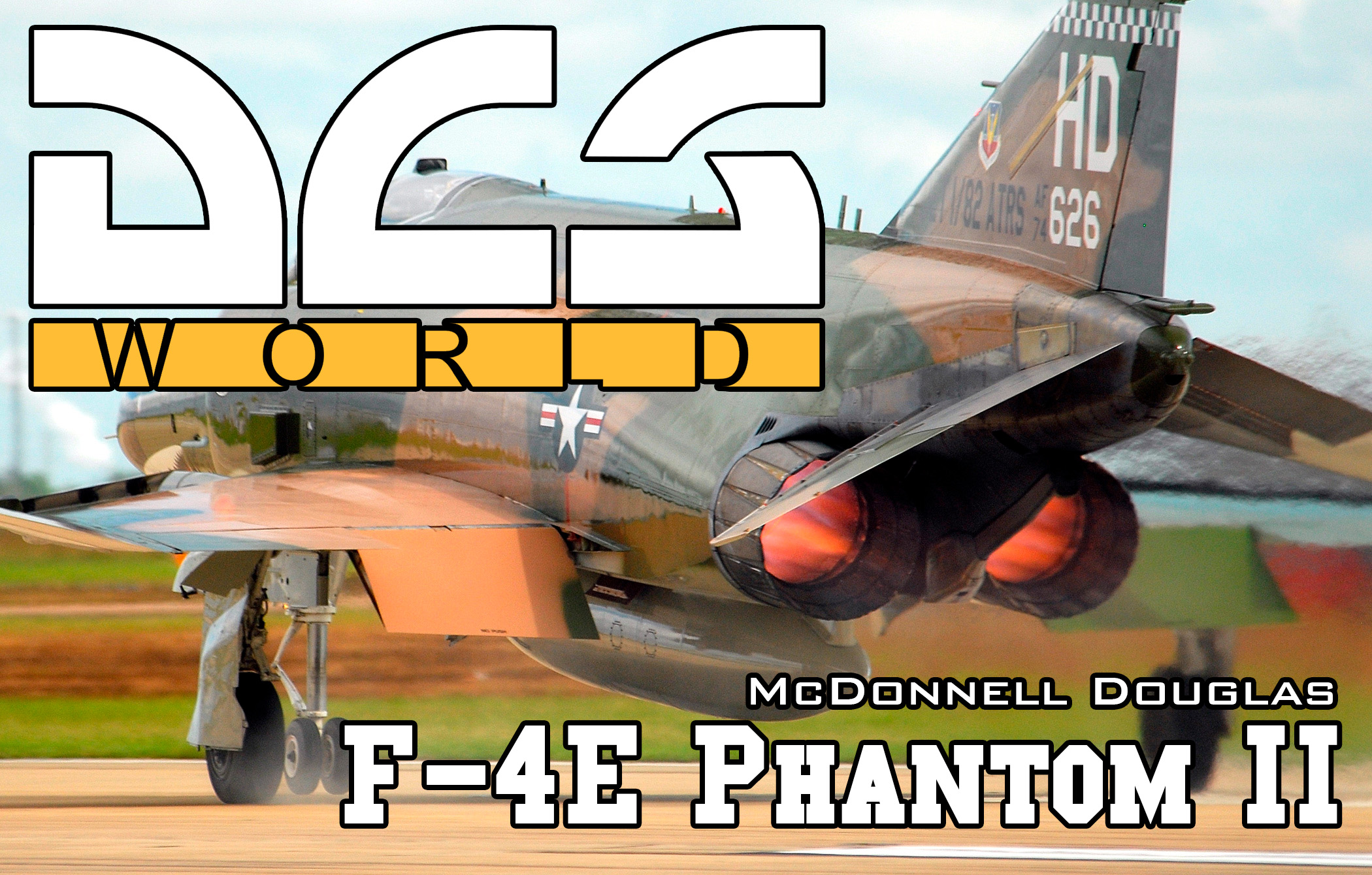 DCS World холодный запуск со стоянки F-4E Phantom II