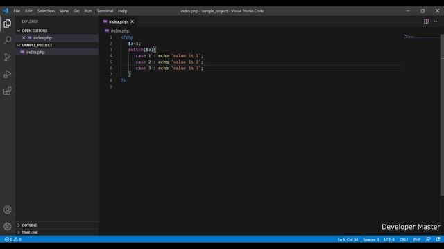 PHP Switch | PHP Malayalam Tutorial Part 4