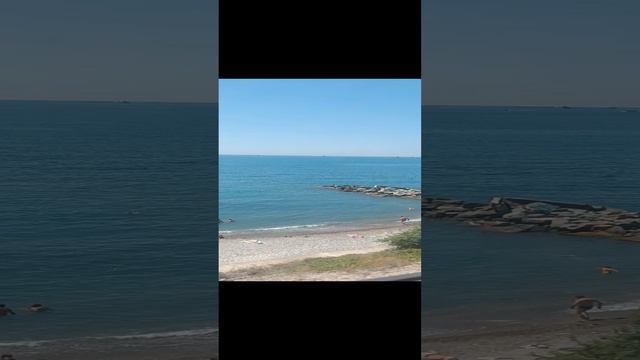 Дорога к морю, вид с поезда