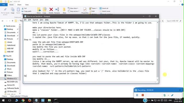 EASY - How to run simple Servlet Java programs in Apache Tomcat