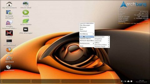 Archbang......Arch + lxde = Nice....
