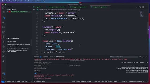 Flutter Chat App - THE RIGHT WAY! (Part 4- Receipt Service)