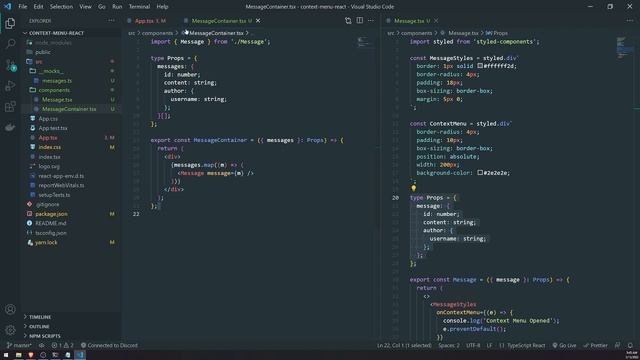 Custom Right Click with Context Menu in React