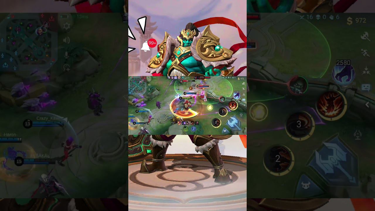 #mobilelegends #мобайллегенд #млбб #mobile #newskin #shorts