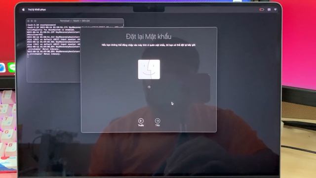 Hướng dẫn reset mật khẩu khóa màn hình Macbook M1