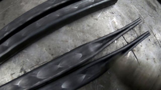 Отрезал очень коротко,но зато красиво .ХОЛОДНАЯ КОВКА узор. #интересно #узор н1