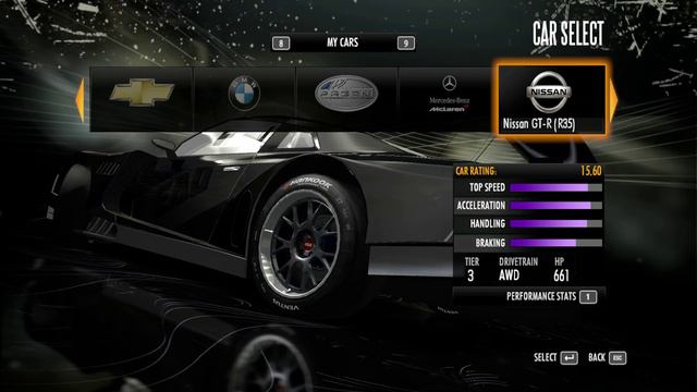 NFS Shift - Nissan GT-R (R35) Turntable