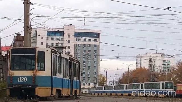 МЕСТО В УФЕ ГДЕ ЗАПРЕЩЕНО СНИМАТЬ.ТРАМВАЙНОЕ ДЕПО ЗОРИНА ЗА УГАТУ.TRAM ОСЕНЬ 2022 TRAM DEPOT