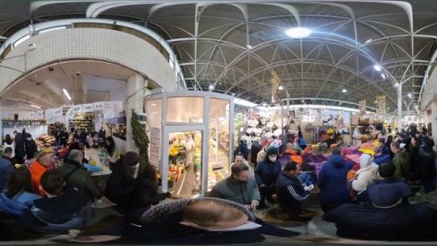 Первая проба 360° Рижский цветочный рынок. Москва!