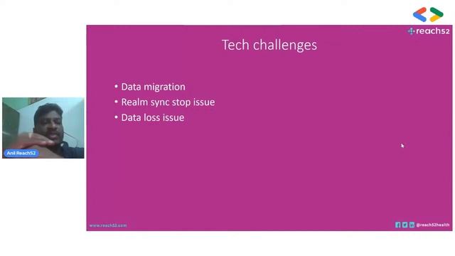 Reach52 Tech Journey with Firebase and MongoDB realm