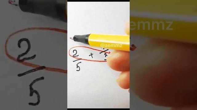 ??♀️как легко складывать дроби ?♀️?