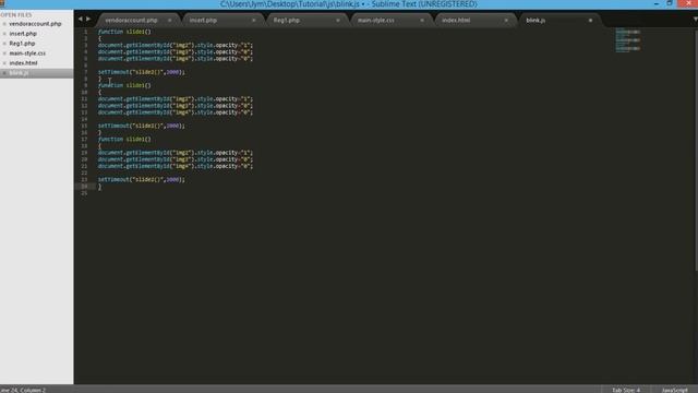 How to create simple creative image slider with javascript 2018