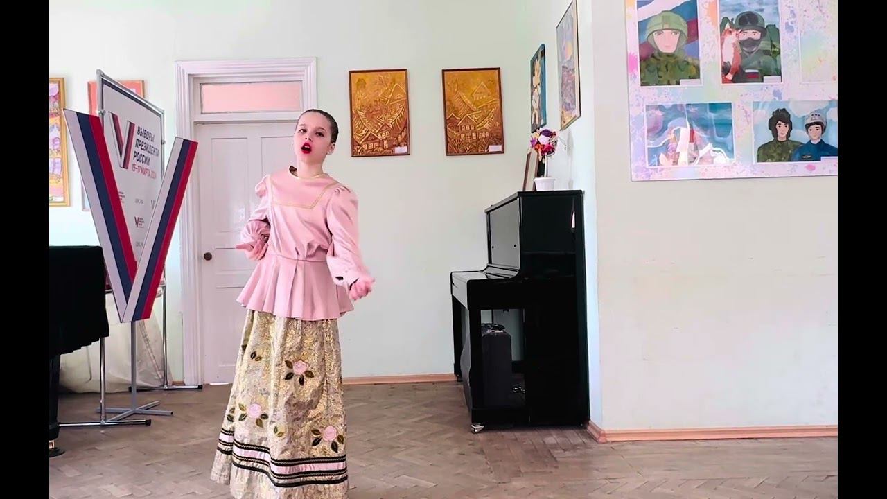Борисенко Василиса Русская народная песня «Ах , вы сени , мои сени»