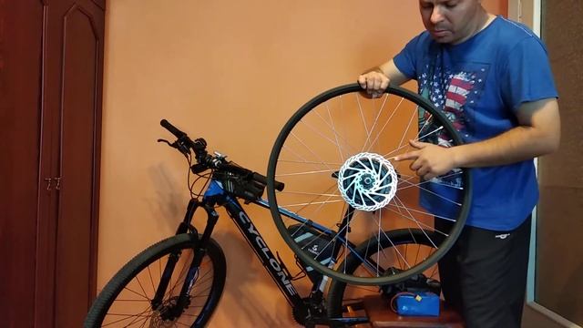 Установка електро-набора Велоракета 350 на  найнер Cyclone ALX29 2018г.