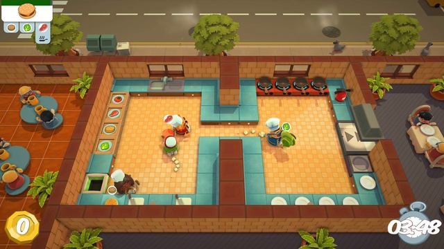 Overcooked | Gameplay PC | 4 jogadores (4players)