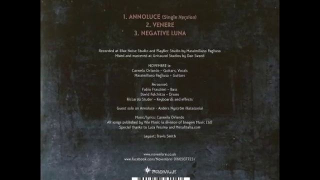 Novembre - Negative Luna